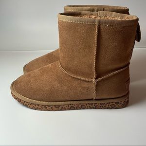 MarleyLilly Leopard Soled Boots, Size 7